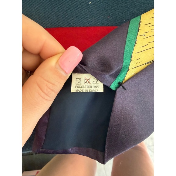 Vintage Mickey Mouse Ties Bundle Silk Football Mickey Unlimited Serafino Mens - Picture 8 of 8